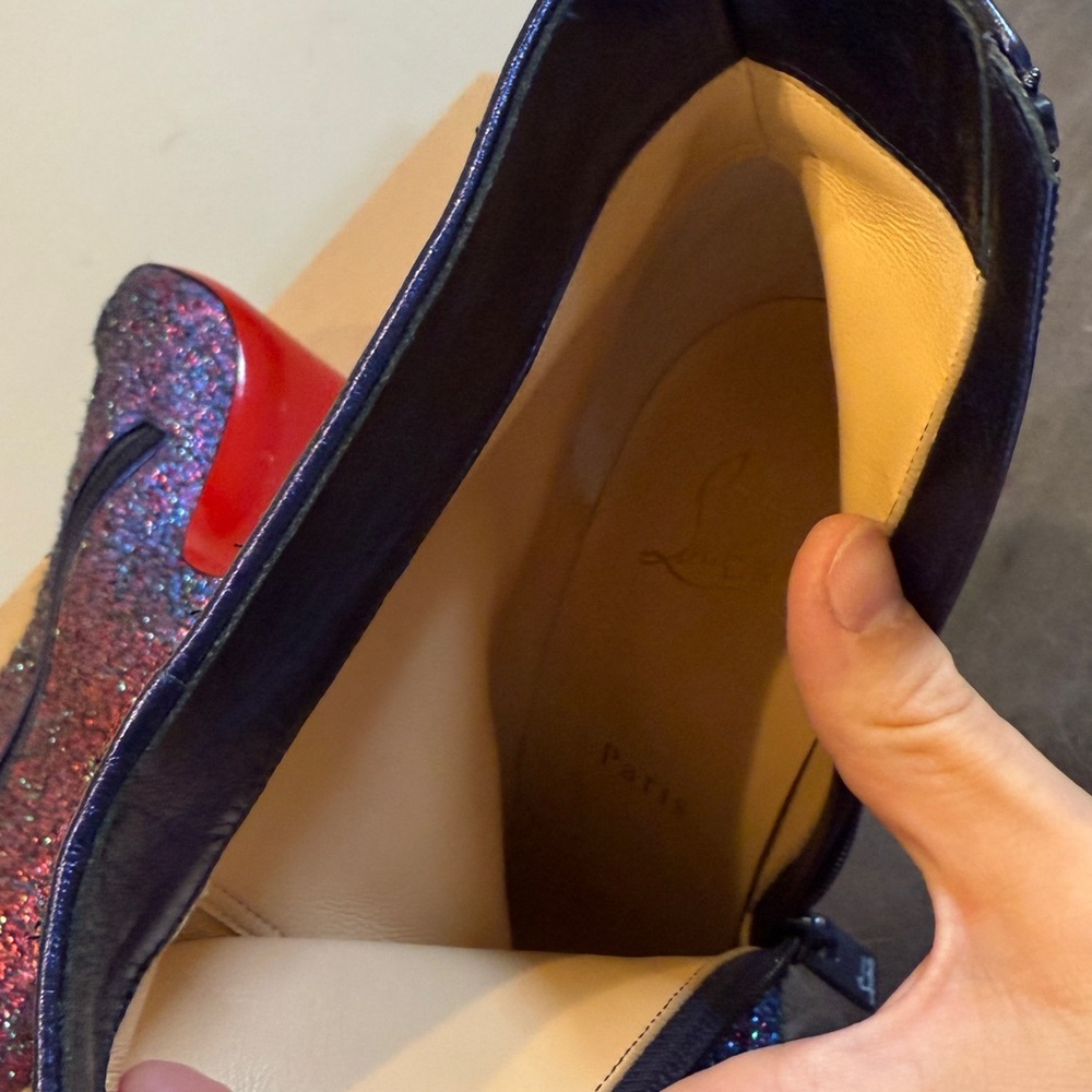 Christian Louboutin So Kate Starlight Lurex Booties, 39.5 - Picture 10 of 12